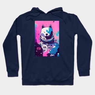 Astronaut kita inu portrait Hoodie